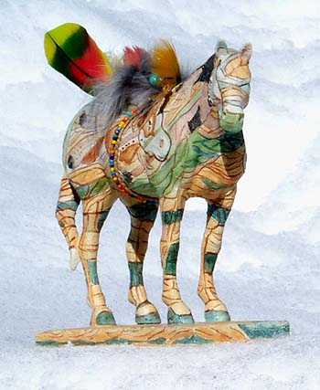 FETISH PONY&trade; &mdash;&nbsp;EMBELLISHED, SIGNED, FIRST EDITION FIGURINE REPLICA.