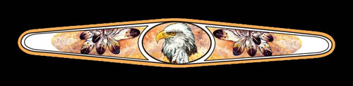 LYNN BEAN BRACELET BY-40 — BALD EAGLE.