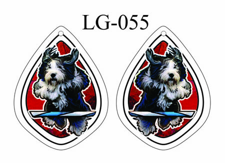 LYNN BEAN EARRINGS LG-55.