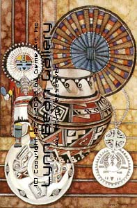 Hopi Pots and Basket.